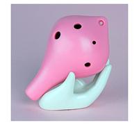 Ocarina de resina plástica de 6 orificios Alto C-tune Plástico de seis orificios AC Ocarina Instrumento de viento para principiantes instrumento de ocarina (1)