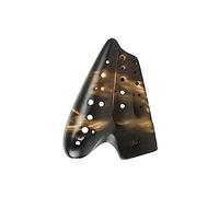 Ocarina de tres tubos AC/AG/AF/BC/BbB Ocarinas de 3 tubos for rendimiento profesional, flauta de cerámica hecha a mano for disparar bisque porcelana(BbB Bass drop B)