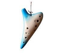 Ocarina Degradado Azul, 12 Agujeros, Llave Alto C, CA, Enseñanza Para Principiantes, Ocarinas, Instrumento Musical