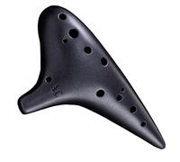 Ocarina esmerilada de afinación de CA de 12 orificios para principiantes Ocarina de cerámica con llave Alto C Instrumento musical de cerámica Xun de doce orificios instrumento de ocarina (4)
