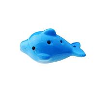 Ocarina estudiante Ocarina de dibujos animados Ocarina de 6 agujeros Ocarina de porcelana para los amantes de la música niños (Color: 3)