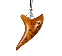 Ocarina - Flauta clásica de 12 tonos alto C para principiantes, buen tono (amarillo)