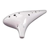 ocarina Flauta De Ocarina De Arcilla De 12 Agujeros Ahumada Quemada En Tono G Alto G(A)