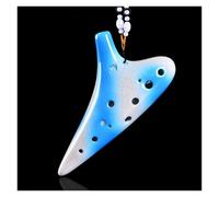 Ocarina Ice Crack Craft Ocarina 12 Agujeros AC Tune Rendimiento Profesional Principiante Ocarina(Clour)