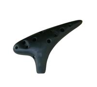 ocarina instrumento 12 Agujeros Tono Alto C SC Serie Cerámica Negra Interpretación Profesional Ocarina Ocarina 12 Agujeros SC