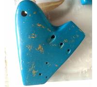 ocarina instrumento 16 Agujeros Triple Ocarina Instrumentos Musicales Profesionales Accesorios Ocarinas Flauta (Color : Blue)