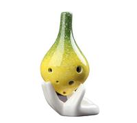 ocarina instrumento Cambio Gradual Ocarina Color Estudiante Cerámica Hecha A Mano Principiante AC Tono 6 Agujeros (Color : 6)