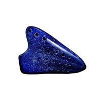 ocarina instrumento Cerámica Profesional Ocarina Alto C Llave Colorida Triple Ocarina Flauta AC 3 Tubo 16 Agujeros (Color : 9)
