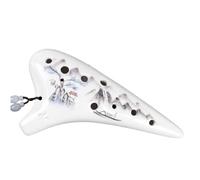 Ocarina Instrumento De Cerámica Instrumento De Interpretación Profesional AC Con Llave C De Alto Para Principiantes De 12 Agujeros(5)
