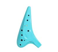 Ocarina Instrumento De Cerámica Ocarina Alto AC De 12 Agujeros Instrumento De Nivel Básico Para Principiantes Y Amantes De La Música Con Clave C.(Blue)