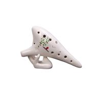 Ocarina Instrumento De Cerámica Ocarina De 12 Agujeros Para Principiantes Con Clave CA Para Amantes De La Música Instrumento Con Clave C Alto(3/4)