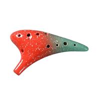 Ocarina Instrumento De Cerámica Ocarina de doce agujeros en clave de Do instrumento AC(3/4)