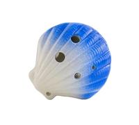 ocarina instrumento Ocarina 6 Hoyos Alto C-tune Ocarina Principiante Enseñanza Colgante Música Iluminación (Color : Blue)