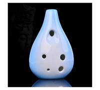 Ocarina Instrumento Ocarina AC De 6 Hoyos Para Enseñar Rendimiento Profesional Ocarina Para Principiantes Con Apertura Frontal(Blue)