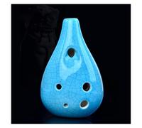 Ocarina Instrumento Ocarina AC De 6 Hoyos Para Enseñar Rendimiento Profesional Ocarina Para Principiantes Con Apertura Frontal(Blue 1)