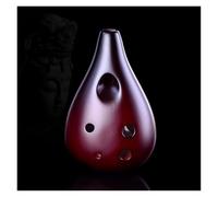 Ocarina Instrumento Ocarina AC De 6 Hoyos Para Enseñar Rendimiento Profesional Ocarina Para Principiantes Con Apertura Frontal(Brown)