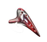 ocarina instrumento Ocarina Ahumada Con Llave Alto C De 12 Agujeros Llave AC De 12 Agujeros Roja