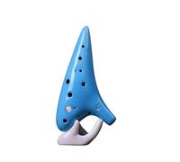 ocarina instrumento Ocarina alto de doce hoyos Tecla C AC Principiante enseñando a tocar la ocarina de 12 hoyos(Color:3)