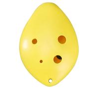 Ocarina instrumento Ocarina Con Cancionero Cuerda De Cuello Cerámica Instrumento De Viento Pequeño Profesional Para Principiantes(Yellow)