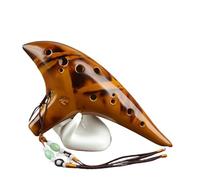 ocarina instrumento Ocarina De 12 Agujeros Alto AC Profesional Adulto Principiante Ocarina Ahumada Instrumento De Interpretación De 12 Agujeros(Yellow)