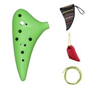 Ocarina instrumento Ocarina De 12 Agujeros Con Llave En C Y Bolsa De Estilo Étnico De Resina ABS Para Práctica Profesional De Cerámica Xun(3/4)