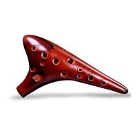 ocarina instrumento Ocarina De 12 Agujeros Tono AC/SF/SG/SC Ocarina Cielo Estrellado Ahumado Ocarina De Cerámica(SG)