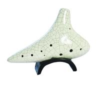 Ocarina Instrumento Ocarina De 9 Hoyos Sintonizada Con CA Alto C Sintonizada Para Principiantes Enseñanza Profesional Grieta De Hielo De Cerámica