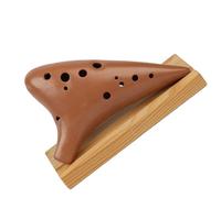 Ocarina Instrumento Ocarina De Actuación Profesional De Doce Agujeros para Principiantes, Instrumento Nacional Tradicional Autodidacta Tecla Alto F