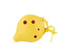 Ocarina instrumento Ocarina De Resina Plástica 6 Agujeros Tono Alto SC Medio AC Melodía Seis Plástico Para Principiantes(5)