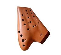 ocarina instrumento Ocarina De Tres Tubos AC Llave Alto C Arena Púrpura Ocarina Instrumento De Rendimiento Profesional