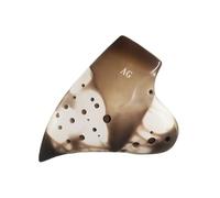 Ocarina instrumento Ocarina De Tres Tubos Gama Media Sin Esmaltar Afinada En CA Para Interpretación Profesional(Triple-tube AG alto in G)