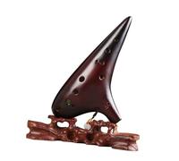 ocarina instrumento Ocarina Flauta De Porcelana Ahumada De 12 Agujeros Alto C Clave Introducción Profesional A Tocar La Ocarina