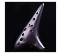 Ocarina Instrumento Ocarina Para Soldar Con Arroz De 12 Orificios Tono SF Enseñanza Para Principiantes Ocarina Ocarina Con Sonido De 12 Orificios(Brown)