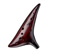 Ocarina instrumento Ocarina Profesional De 12 Agujeros Para Principiantes Instrumento Pequeño En Do Alto Con Materiales Didácticos(Sharp corners)