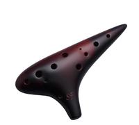 ocarina instrumento Ocarina SF De 12 Orificios Tecla F De Tono Alto Instrumento De Nivel Básico De Rendimiento Profesional De Doce Orificios (Color : 3/4)