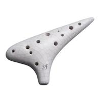ocarina instrumento Ocarina SF De 12 Orificios Tecla F De Tono Alto Instrumento De Nivel Básico De Rendimiento Profesional De Doce Orificios (Color : 2)