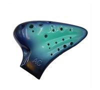 ocarina instrumento Ocarina triple profesional Alto C flauta de música avanzada ocarina de cerámica gradiente de lujo