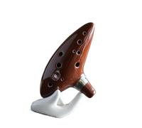 ocarina instrumento Ocarinas De Cerámica Con 12 Agujeros, Tono Alto, Llave C, Ocarinas Del Tiempo, Instrumentos Musicales Profesionales, Caja Con Cinturón, Cuerda (Color : A)