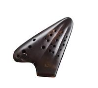 ocarina instrumento Profesional Triple Ocarina Porcelana Avanzada Alto C AC Ahumado Cerámica Ocarinas Música Flauta Tradicional (Color : Smoked)