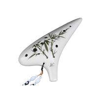 ocarina instrumento Recomendado para principiantes sin conocimientos básicos Ocarina de 12 agujeros para principiantes Tecla alto C con 12 agujeros(Color:3/4)