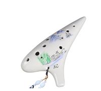 ocarina instrumento Recomendado para principiantes sin conocimientos básicos Ocarina de 12 agujeros para principiantes Tecla alto C con 12 agujeros(Color:2)