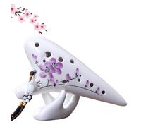 ocarina instrumento Recomendado para principiantes sin conocimientos básicos Ocarina de 12 agujeros para principiantes Tecla alto C con 12 agujeros(Color:3)
