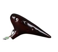 ocarina instrumento Soplar Ligeramente Ocarina Alto De 12 Hoyos Tecla C Ocarina De Doce Hoyos AC (Color : 4)