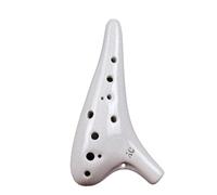 ocarina instrumento Tecla Ocarina Alto C De Doce Agujeros Producción De Cerámica AC Enseñanza Para Principiantes Para Tocar La Ocarina De 12 Agujeros (Color : 2)