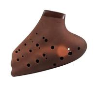 ocarina instrumento Triple Ocarina Ahumada Alto C 3 Tubos Hecho A Mano Profesional Ocarina Porcelana Flauta Avanzada Regalos Raros