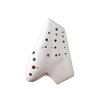 ocarina instrumento Triple Ocarina Alto Tono C Ocarina Of Time Instrumentos Musicales Profesionales Ocarinas (Color : Matte White)
