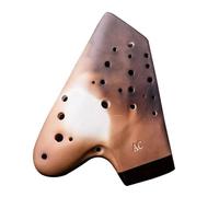 Ocarina Instrumento Triple Ocarina Alto Tono C Ocarinas Cerámicas Instrumentos Musicales Profesionales Ofertas Accesorios(Brown 1)
