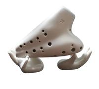 ocarina Instrumentos De Base De Triple Ocarina Ocarina Of Time Accesorios Para Instrumentos Musicales Profesionales Ocarinas Flauta(WhiteAC)