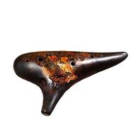 Ocarina Instruments 12 Agujeros Alto Tone F Case Ocarina Instrumentación Musical Profesional Ocarinas Accesorio (Color : 02)