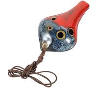 Ocarina Maravilloso para Principiantes de 6 Agujeros de Cerámica y Diseño Portátil Adecuado Principiantes Color Aleatorio Adecuado para